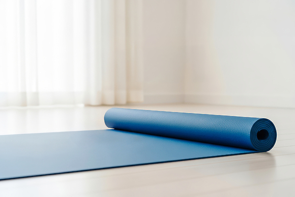 JPG 편집이미지 요가 모션 바닥 실내 건강 운동 운동기구 헬스 스트레칭 공간 방 매트 커튼 준비 오후 편집실사 AI포토 AI콘텐츠 웰빙 내부 CG 파일형식