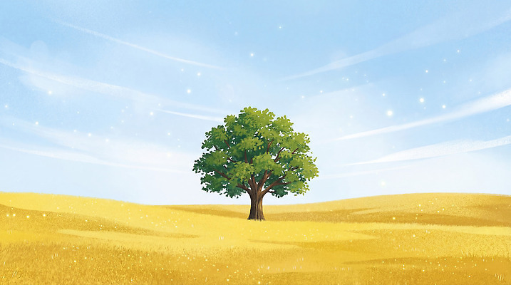 JPG 나무 식물 계절 일러스트 자연 하늘 생명 바람 풍경 초원 일상 여름 파란색 햇빛 고요 성장 땅 생태계 뷰티풀 국내일러스트 AI일러스트 AI콘텐츠 자연요소 컬러 날씨 라이프 태양 파일형식