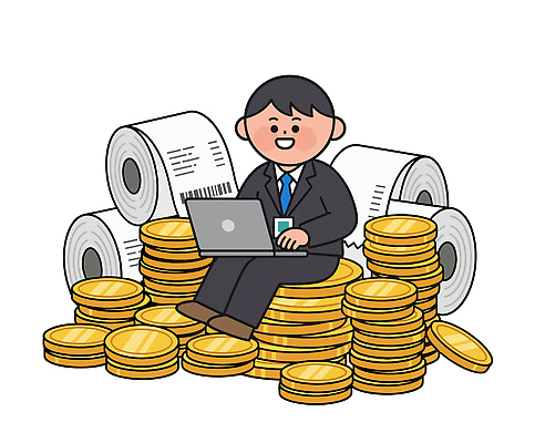 직업 남자 돈 일러스트 비즈니스 직장 기술 정장 경제 컴퓨터 사무실 동전 작업 직장인 분석 투자 통화 영수증 회계 수입 재정 비용 국내일러스트 AI파일 옷 컨셉 회사 모션 사람 금융 전자제품 재산 파일형식 벡터