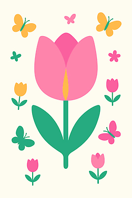 식물 디자인 꽃잎 꽃 분홍색 컬러 나비 일러스트 봄꽃 자연 나뭇잎 여름 소풍 귀여움 정원 봄 활발 흐름 토끼 화사함 뷰티풀 국내일러스트 AI파일 계절 곤충 컨셉 잎 포유류 반려동물 야외활동 생태계 파일형식 벡터