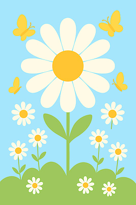 식물 디자인 꽃 예술 컬러 배경화면 나비 곤충 백그라운드 일러스트 봄꽃 자연 생명 풍경 잔디 파란색 노란색 봄 그림 뷰티풀 국내일러스트 AI파일 동물 계절 생태계 파일형식 벡터