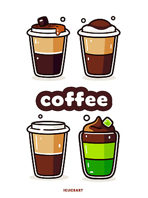 커피 음료 음식 컬러 과일 일러스트 디저트 따뜻함 컵 세로 초콜릿 얼음 카페 민트 크림 그림 카페인 캐러멜 국내일러스트 AI파일 자연요소 식기 상점 허브 파일형식 벡터