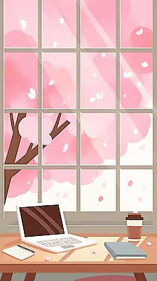 JPG 나무 디자인 꽃잎 꽃 커피 분홍색 일러스트 창문 자연 날씨 풍경 일상 컴퓨터 사무실 봄 감상 벚꽃 작업 책상 뷰티풀 국내일러스트 식물 계절 음료 컬러 가구 비즈니스 라이프 전자제품 생태계 파일형식