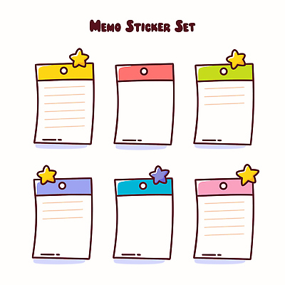 디자인 컬러 스티커 일러스트 학교 문구용품 아이디어 장식 사무실 공책 공간 기록 메모지 작업 쓰는 배열 정사각형 준비물 창의력 국내일러스트 AI파일 도형 교육 컨셉 비즈니스 사무용품 오브젝트 파일형식 벡터