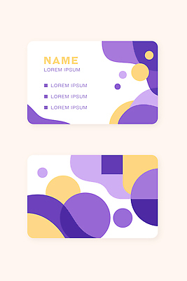 도형 템플릿 디자인 컬러 백그라운드 패턴 명함 설명 그래픽 세트 노란색 사각형 보라색 원형 이름 배열 모던 이미지템플릿 AI파일 무늬 모션 파일형식 벡터