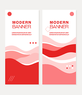 모양 템플릿 디자인 배너 배너템플릿 세로배너 물결 분홍색 컬러 패턴 그래픽 빨간색 알림 창의성 배너세트 AI파일 무늬 세로 세트 파일형식 벡터