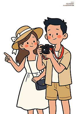 커플 옷 여행 포즈 백그라운드 일러스트 신혼부부 모션 손짓 해변 일상 여름 친구 카메라 알림 즐거움 순간 국내일러스트 AI파일 부부 계절 감정 바다 관계 라이프 전자제품 신혼 파일형식 벡터