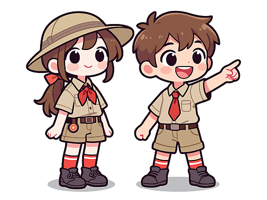 옷 어린이 일러스트 모션 자연 놀이 함께함 대화 소녀 소년 야외 친구 도전 게임 모험가 즐거움 검사_조사 발견 하모니 스타일 국내일러스트 AI파일 여자 남자 감정 컨셉 노래 관계 말하기 사람 생태계 파일형식 벡터