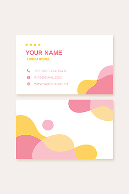 모양 템플릿 디자인 컬러 회사 비즈니스 명함 추상 정보 작업 이름 이메일 단순화된 연락처 이미지템플릿 AI파일 무늬 파일형식 벡터
