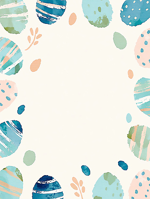 JPG 모양 디자인 종이 어린이 예술 컬러 백그라운드 패턴 일러스트 모션 장식 학습 계란 물감 봄 색칠 즐거움 그림 부활절계란 창의성 국내일러스트 계절 교육 감정 무늬 부활절 사람 알 미술도구 파일형식