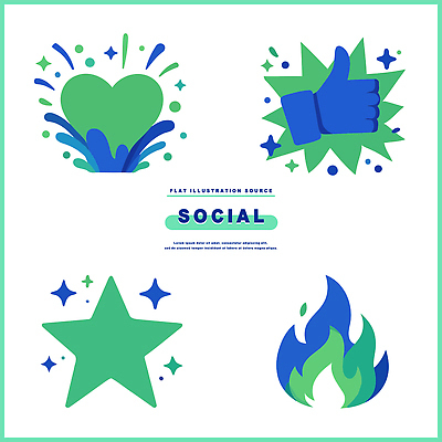 디자인 별 컬러 백그라운드 일러스트 불꽃 그래픽 유행 하트 표현 최고 플랫폼 심볼 소통 혁명 마케팅 소셜미디어 디지털아트 국내일러스트 AI파일 자연요소 모양 컨셉 교통시설 불 파일형식 벡터