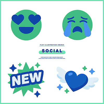 디자인 행복 감정 문화 일러스트 커뮤니케이션 새로움 표정 사랑 그래픽 유행 디지털 슬픔 표현 심볼 이모티콘 소통 소셜미디어 국내일러스트 AI파일 컨셉 파일형식 벡터