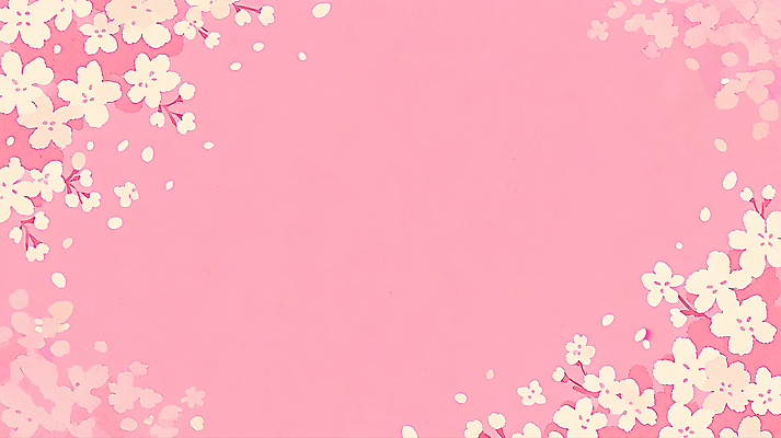 JPG 디자인 계절 꽃잎 꽃 문화 분홍색 컬러 백그라운드 일러스트 자연 프레임 한국 장식 스크린 봄 벚꽃 그림 뷰티풀 국내일러스트 식물 아시아 생태계 파일형식