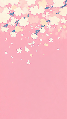 JPG 나무 계절 꽃잎 감정 분홍색 컬러 백그라운드 잎 일러스트 자연 하늘 프레임 풍경 일상 봄 감상 벚꽃 떨어짐 뷰티풀 특별함 국내일러스트 AI일러스트 AI콘텐츠 식물 꽃 컨셉 라이프 생태계 파일형식