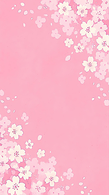 JPG 식물 디자인 계절 꽃잎 꽃 화초 분홍색 컬러 백그라운드 무늬 패턴 일러스트 자연 프레임 장식 봄 벚꽃 감각 화사함 감성 뷰티풀 국내일러스트 AI일러스트 AI콘텐츠 컨셉 생태계 파일형식