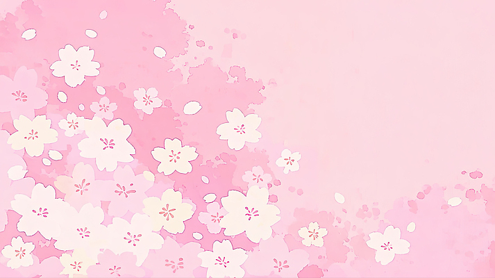 JPG 디자인 꽃잎 꽃 예술 분홍색 컬러 백그라운드 일러스트 자연 수채화 프레임 풍경 봄 벚꽃 분위기 꽃봉오리 향기 장면 화사함 단순화된 뷰티풀 국내일러스트 AI일러스트 AI콘텐츠 식물 계절 컨셉 생태계 냄새 파일형식