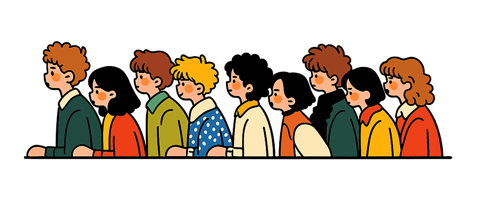 캐릭터 디자인 여자 남자 감정 얼굴 컬러 일러스트 회의 휴식 대화 사람 앉기 일상 머리 모임 표현 관찰 그룹 기다림 나란히 스타일 국내일러스트 AI파일 컨셉 비즈니스 모션 말하기 라이프 신체부위 파일형식 벡터