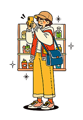 옷 음료 포즈 백그라운드 겨울 일러스트 모션 선반 소녀 취미 캐주얼 친구 스마트폰 쇼핑 카메라 상점 기다림 공상 소셜미디어 국내일러스트 AI파일 계절 여자 어린이 가구 관계 전자제품 핸드폰 스마트기기 파일형식 벡터