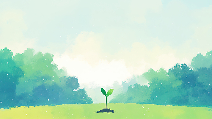 JPG 나무 식물 일러스트 자연 생명 바람 건강 풍경 잔디 초원 파란색 햇빛 새싹 평화 환경 에너지 성장 숲 땅 생태계 국내일러스트 자연요소 컬러 컨셉 날씨 태양 파일형식