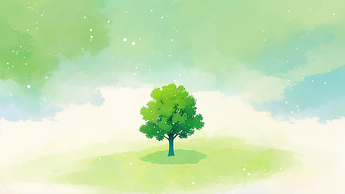 JPG 나무 식물 공원 컬러 일러스트 자연 하늘 생명 바람 풍경 초원 여름 햇빛 환경 성장 숲 땅 생태계 국내일러스트 AI일러스트 AI콘텐츠 자연요소 계절 공공시설 날씨 태양 파일형식