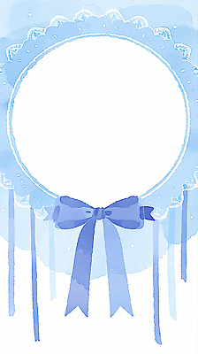 JPG 디자인 리본 하늘색 백그라운드 일러스트 수채화 프레임 이벤트 장식 파란색 레이싱 원형 편지지 그림 작품 초대장 창작 국내일러스트 AI일러스트 AI콘텐츠 도형 컬러 카드_감사 미술 시합 편지 파일형식