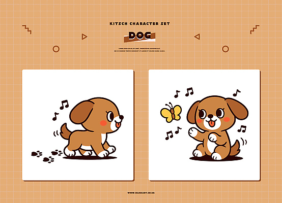 캐릭터 음악 나비 백그라운드 음표 일러스트 모션 놀이 털 표정 반려동물 달리기 귀여움 강아지 즐거움 그림 귀 키치 일러캐릭터 AI파일 동물 기호 감정 곤충 컨셉 문화예술 신체부위 개 파일형식 벡터