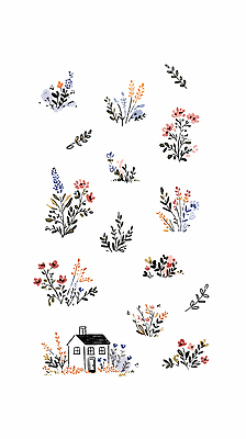 식물 무늬 취미 건물 생태계 파일형식 AI콘텐츠 꽃 주택 디자인 백그라운드 그림 컬러 그래픽 자연 장식 원예 스타일 패턴 예술 표현 오브젝트 배열 JPG 일러스트 국내일러스트 보테니컬아트 AI일러스트