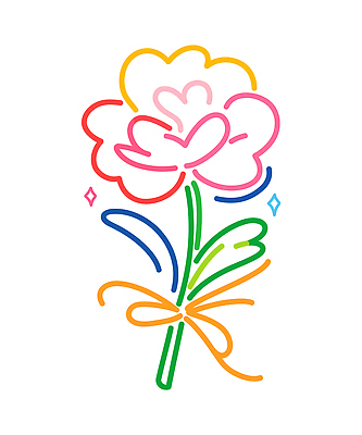 식물 꽃 컬러 생태계 파일형식 벡터 그림 모양 분홍색 노란색 초록색 주황색 줄기 장식 꽃잎 디자인 자연 뷰티풀 예술 백그라운드 풍경 감정 국내일러스트 일러스트 AI파일 컬러풀 카네이션