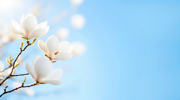 JPG 나무 식물 편집이미지 꽃 자연 하늘 생명 햇빛 봄 성장 흰색 목련 뷰티풀 편집실사 AI컴퓨터그래픽 AI콘텐츠 계절 컬러 태양 CG 생태계 파일형식