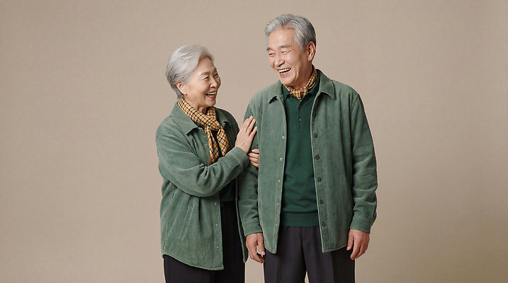 부부 커플 감정 표정 말하기 사람 성인 내부 건물 CG 파일형식 AI포토 웃음 대화 남자 여자 중년 주택 행복 포즈 사진관 실내 편집이미지 편집실사 JPG 의료성형뷰티 노부부 노년 AI콘텐츠 AI인물포토