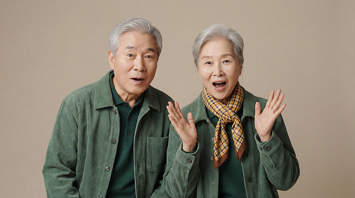 부부 감정 모션 표정 사람 성인 건물 CG 파일형식 AI포토 노부부 웃음 손짓 즐거움 옷 백그라운드 시간 행복 포즈 주택 편집이미지 편집실사 JPG 의료성형뷰티 남자 여자 노년 AI콘텐츠 AI인물포토