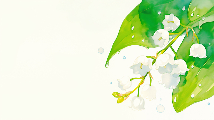 JPG 식물 계절 꽃잎 꽃 예술 컬러 백그라운드 잎 일러스트 자연 생명 나뭇잎 수채화 여름 봄 흰색 물방울 나뭇가지 청록색 부드러움 은방울꽃 복사꽃 정물화 국내일러스트 AI일러스트 AI콘텐츠 나무 감각 그림 생태계 파일형식