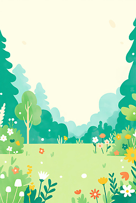 JPG 나무 식물 꽃 컬러 일러스트 자연 하늘 생명 나뭇잎 풍경 잔디 초원 여름 햇빛 정원 봄 탐험 성장 원형 변화 숲 카피스페이스 배경지 국내일러스트 AI일러스트 AI콘텐츠 도형 계절 컨셉 잎 태양 공백 생태계 파일형식