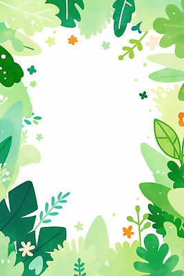 JPG 모양 식물 디자인 꽃 컬러 백그라운드 잎 일러스트 자연 생명 프레임 잔디 초록색 여름 정원 봄 숲 식물원 채색 카피스페이스 배경지 국내일러스트 AI일러스트 AI콘텐츠 계절 미술 공백 생태계 파일형식