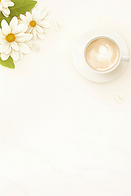 JPG 식물 디자인 계절 꽃 커피 음료 잎 일러스트 자연 탁자 아침 일상 장식 촬영 카페 마시기 흰색 즐거움 뷰티풀 오후 국내일러스트 AI일러스트 AI콘텐츠 주간 감정 컬러 가구 모션 라이프 상점 생태계 파일형식