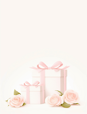 JPG 디자인 기념일 꽃 리본 분홍색 컬러 백그라운드 일러스트 연꽃 선물 이벤트 장식 상자 장미 파티 축하 제조 크기 뷰티풀 테마 국내일러스트 AI일러스트 AI콘텐츠 식물 컨셉 파일형식