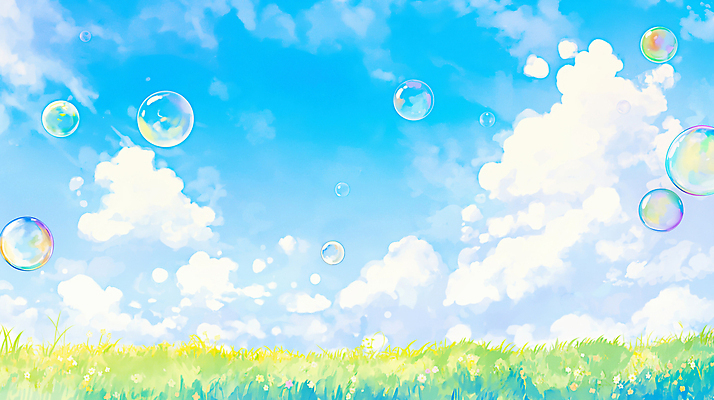 JPG 어린이 컬러 일러스트 자연 놀이 하늘 아침 바람 휴식 풍경 잔디 일상 여름 파란색 햇빛 반사 봄 방울 물방울 비눗방울 즐거움 오후 국내일러스트 주간 자연요소 식물 계절 감정 컨셉 날씨 사람 라이프 장식 태양 생태계 파일형식
