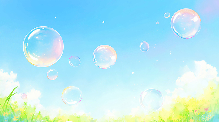JPG 공원 컬러 일러스트 자연 놀이 하늘 바람 풍경 여름 빛 봄 산책 거품 방울 물방울 비눗방울 즐거움 그림 국내일러스트 AI일러스트 AI콘텐츠 자연요소 계절 공공시설 감정 날씨 휴식 장식 생태계 파일형식