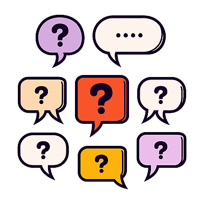 디자인 예술 컬러 말풍선 패턴 일러스트 텍스트 관계 표시 아이디어 대화 그래픽 디지털 정보 표현 질문 심볼 소통 의사소통 국내일러스트 AI파일 컨셉 무늬 말하기 파일형식 벡터