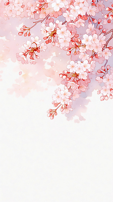 식물 계절 꽃 컬러 컨셉 생태계 파일형식 벚꽃 나무 봄 자연 분홍색 뷰티풀 생명 만개 그라데이션 백그라운드 잎 풍경 화사함 조화 축제 대표 JPG 국내일러스트 일러스트