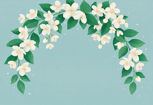 식물 계절 컬러 무늬 감각 생태계 파일형식 꽃 잎 백그라운드 장식 흰색 자연 디자인 뷰티풀 화초 조화 예술 패턴 부드러움 여름 봄 JPG 국내일러스트 일러스트 프레임