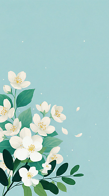 JPG 식물 디자인 꽃잎 꽃 예술 컬러 배경화면 백그라운드 잎 일러스트 자연 프레임 장식 파란색 봄 흰색 떨어짐 그림 뷰티풀 국내일러스트 계절 컨셉 생태계 파일형식