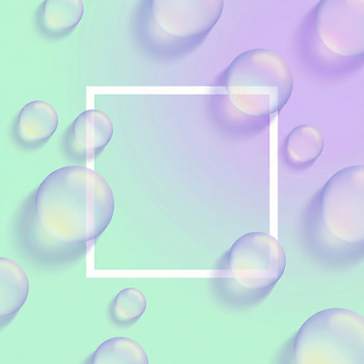 JPG 모양 디자인 컬러 백그라운드 패턴 일러스트 추상 형상 그래픽 초록색 연두색 물 파란색 사각형 거품 물방울 투명 크기 그림 그라데이션 국내일러스트 AI일러스트 AI콘텐츠 자연요소 도형 무늬 파일형식