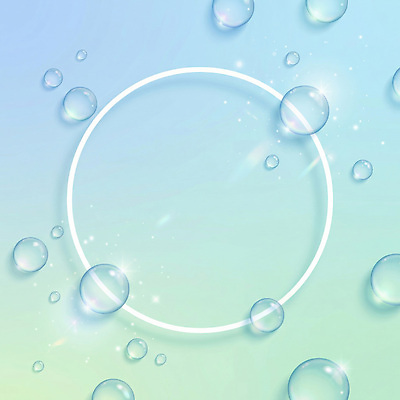 JPG 디자인 컬러 백그라운드 패턴 일러스트 그래픽 물 빛 반사 물방울 원형 투명 크기 시원함 그라데이션 조화 소프트 수분_꽃가루 국내일러스트 AI일러스트 AI콘텐츠 자연요소 도형 무늬 파일형식