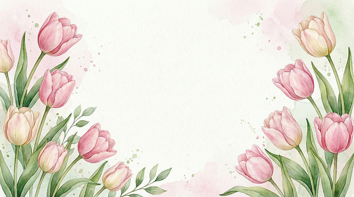 JPG 식물 디자인 꽃 예술 컬러 꽃다발 백그라운드 잎 일러스트 자연 수채화 프레임 장식 정원 봄 튤립 꽃집 그림 원예 화사함 뷰티풀 국내일러스트 AI일러스트 AI콘텐츠 계절 컨셉 취미 상점 생태계 파일형식