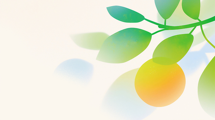 JPG 식물 컬러 백그라운드 잎 농업 과일 일러스트 자연 생명 나뭇잎 귤 그림자 풍경 일상 초록색 햇빛 노란색 성장 나뭇가지 과일나무 조화 국내일러스트 AI일러스트 AI콘텐츠 나무 산업 라이프 태양 생태계 파일형식