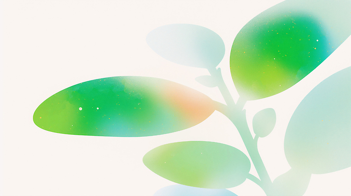 JPG 모양 식물 디자인 화초 예술 줄기 컬러 백그라운드 잎 일러스트 자연 건강 미술 초록색 빛 성장 식물원 채색 단순화된 국내일러스트 AI일러스트 AI콘텐츠 문화예술 생태계 파일형식