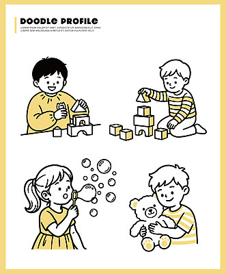 손 디자인 어린이 일러스트 모션 상상 놀이 주택 실내 웃음 친구 장난감 쌓기 모형 블록 놀이방 시간 비눗방울 즐거움 창의력 국내일러스트 AI파일 감정 관계 표정 사람 내부 건물 신체부위 파일형식 벡터