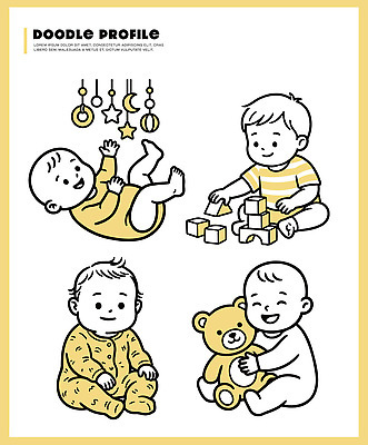 감정 어린이 컬러 일러스트 가족 모션 놀이 웃음 부모 장난감 블록 곰인형 공간 성장 아기 시간 즐거움 그림 교감 순간 국내일러스트 AI파일 인형 관계 표정 사람 파일형식 벡터