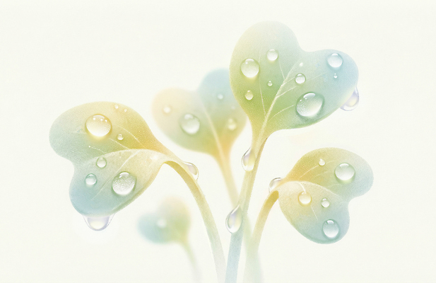 JPG 식물 컬러 잎 일러스트 자연 생명 밝음 연두색 물 새싹 환경 맑음 성장 물방울 관찰 이슬 오브젝트 식물원 보습 국내일러스트 자연요소 모션 날씨 초록색 생태계 파일형식